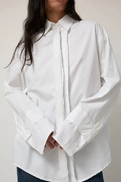 No.6 Store Collections | Tops | Carelia Ample Shirt in White