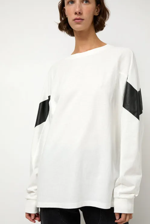 No.6 Store Collections | Tops | Chevron Raglan Tee in White