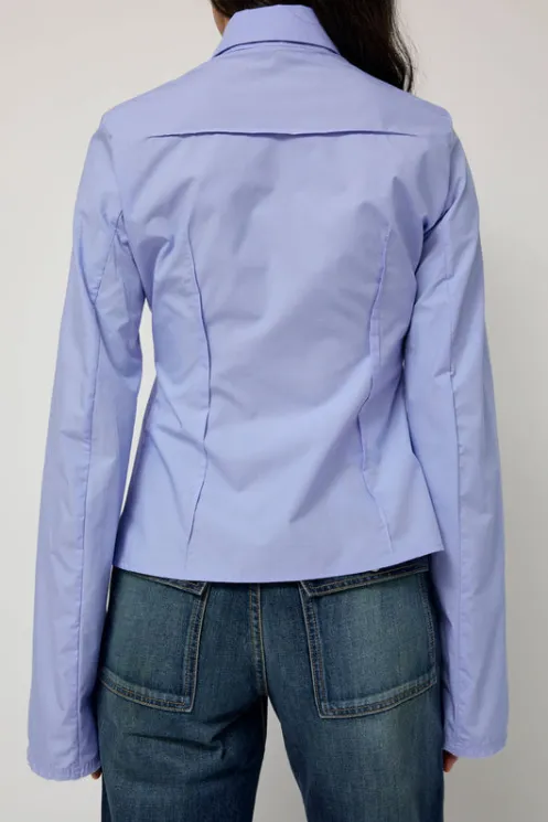 No.6 Store Tops | Clothing | Cila Fitted Shirt in Blue