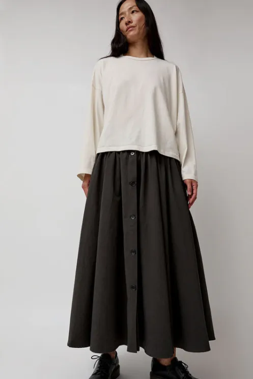 No.6 Store Skirts | Clothing | Circle Skirt in Dark Grey