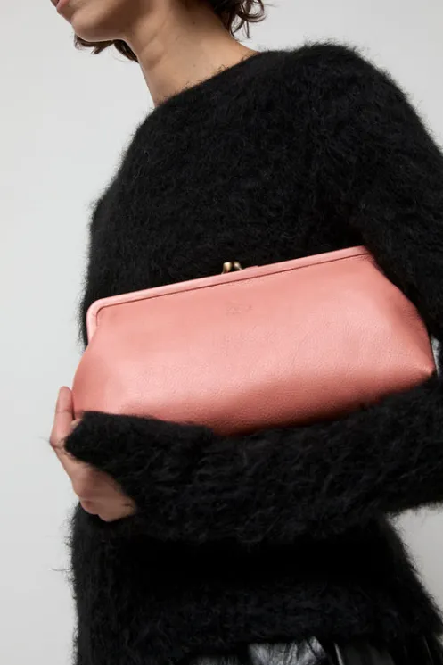 No.6 Store Bags | Accessories | Classic Clutch in Grapefruit