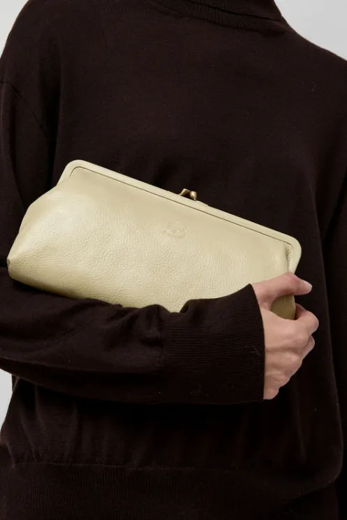 No.6 Store Bags | Accessories | Classic Clutch in Pistachio