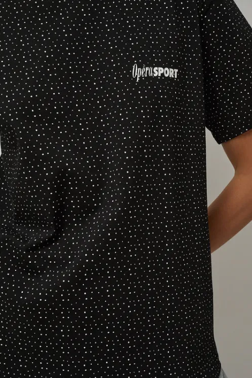 No.6 Store Tops | Clive Unisex T-Shirt in Dots