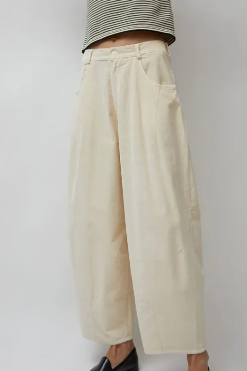 No.6 Store Collections | Shorts & Pants | Corduroy Baggy Pants in Butter