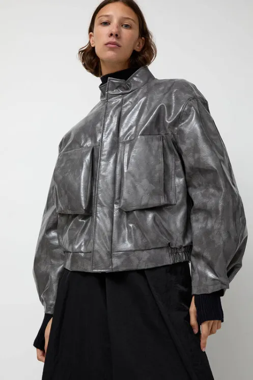 No.6 Store Jackets & Outerwear | Clothing | Ep Bomber Jacket in Charcoal