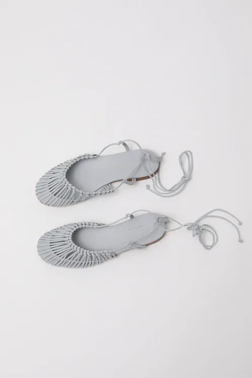 No.6 Store Collections | Clogs And Shoes | Mantera Sandal in Fog Grey