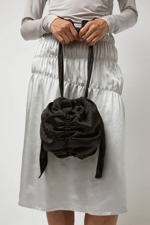 No.6 Store Holiday Gift Guide | Bags | Satin Mini Ball Bag in Black