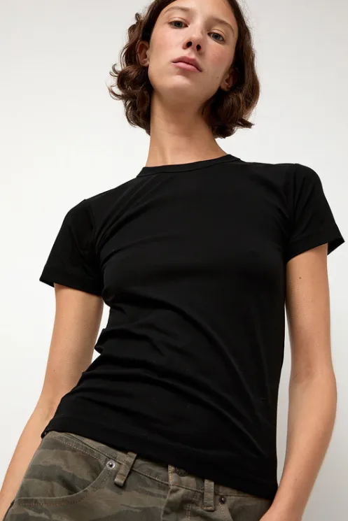 No.6 Store Tops | Clothing | Shrunken Tee in Black