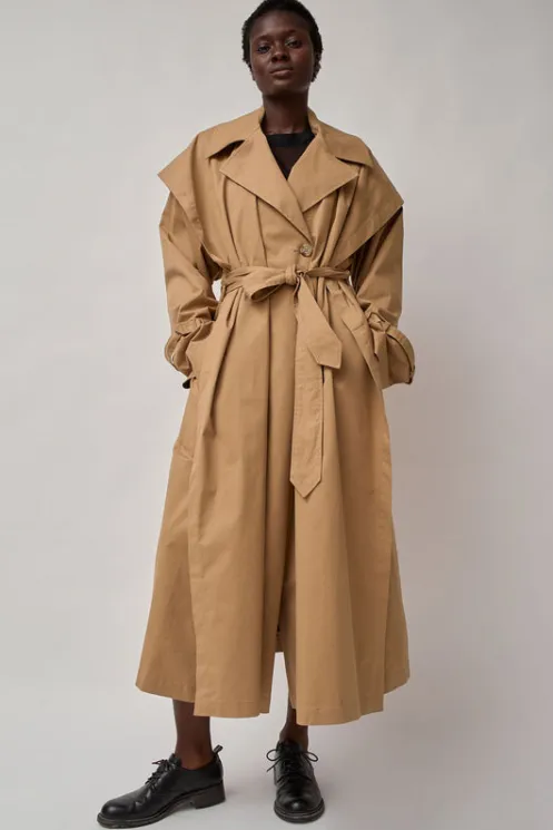 No.6 Store Jackets & Outerwear | Clothing | Trench Coat in Beige