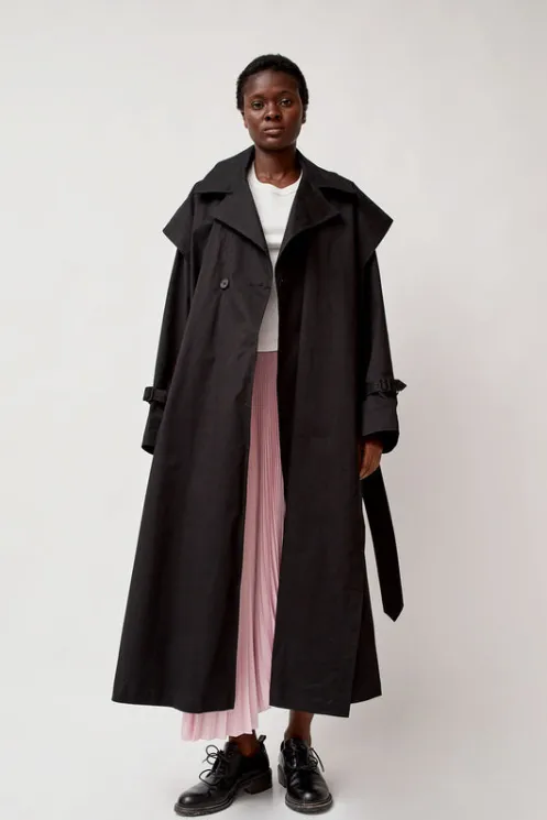 No.6 Store Jackets & Outerwear | Clothing | Trench Coat in Black