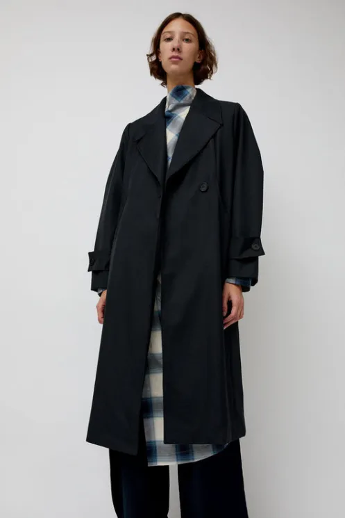 No.6 Store Jackets & Outerwear | Clothing | Trigonal Fall Coat in Charcoal