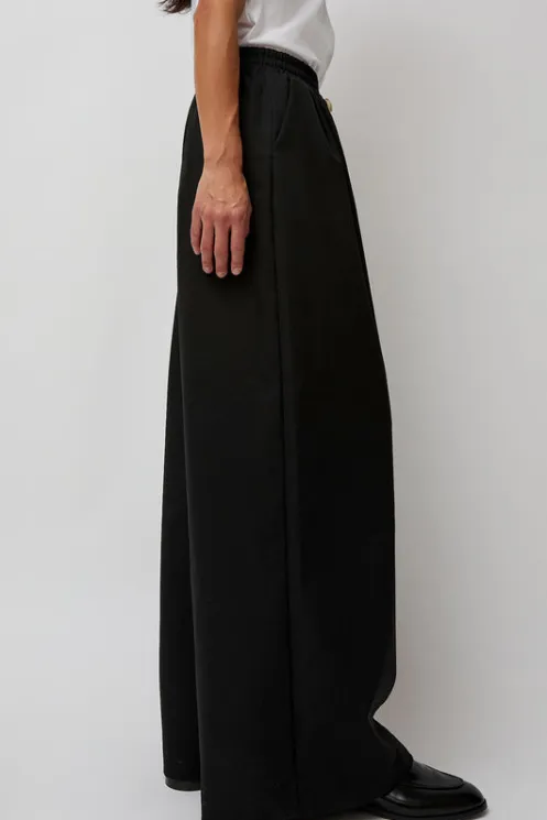 No.6 Store Shorts & Pants | Clothing | Wool Drawstring Pants in Black