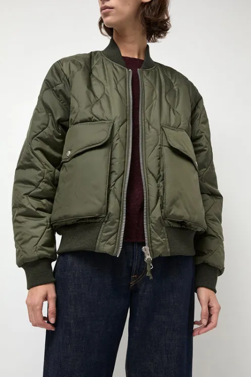 No.6 Store Jackets & Outerwear | Clothing | x Lavenham Bomber Jacket in Olive